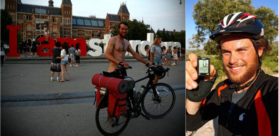 photo 16+ | .A Moldovan cyclist has traveled 11.