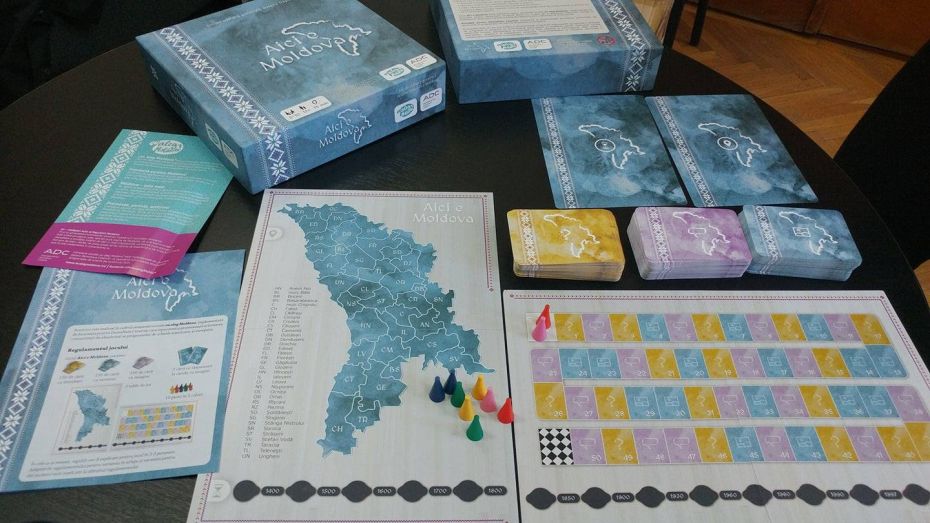 (foto)  I n Moldova apare un nou joc de societate ca răspuns la denumirea jocului englez   Where is Moldova?  