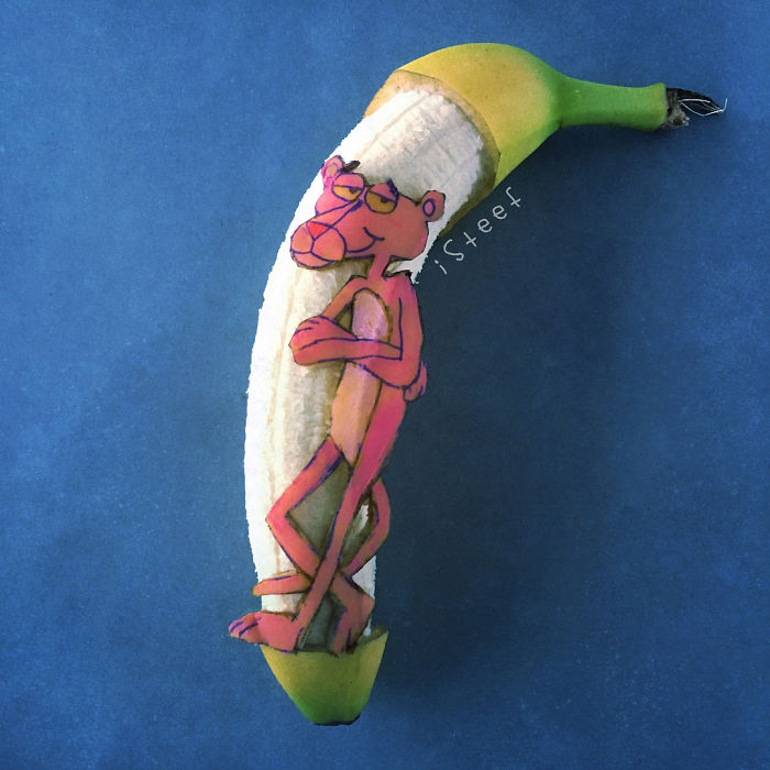 (foto) Bananele pe post de p a nză naturală.