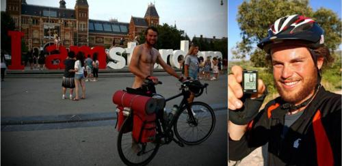 photo 16+ | .A Moldovan cyclist has traveled 11.