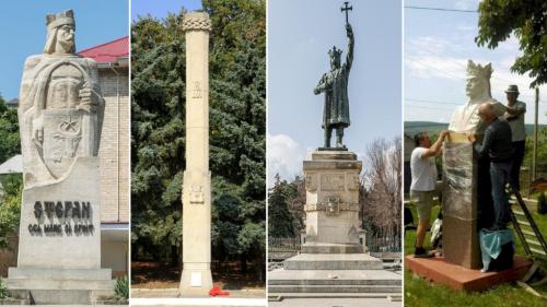 Cum arată Ștefan cel Mare din orașul tău? Lista celor mai cunoscute monumente cu marele voievod al Moldovei