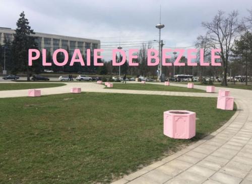 (photo) Make Moldova Pink Again: The most glamorous meme with the big pink velvet in Chisinau